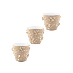 Kit 3 Vasos de Flores Plantas Cachepot 3D Floreira de Mesa D
