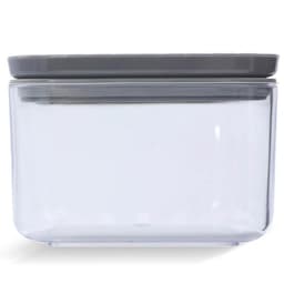 Pote Hermético Plasvale Pequeno 500ml Cristal Quadrado para