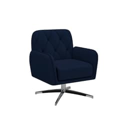 Poltrona Giratória Istambul Azul Marinho