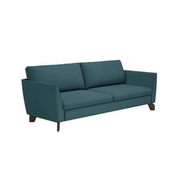 Sofá 3 Lugares Itália Tecido Azul