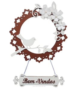 Enfeite Guirlanda de Porta Bem-vindos