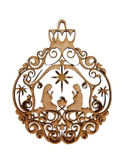 Enfeite Natalino Mdf para Árvore de Natal Kit com 10 unidades