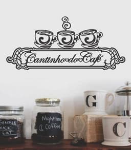 Placa Decorativa Cantinho do Café