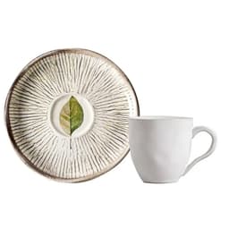 Xícara de Café com Pires Bio Evergreen