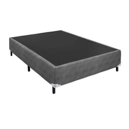 Base para Cama Box Casal Bellagio (28x138x188) Cinza