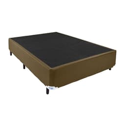 Base para Cama Box Casal Palermo (28x138x188) Bege Escura