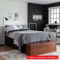 Base para Cama Box Casal Vicenza (20x138x188) Bege