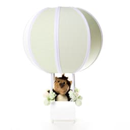 Abajur Balãozinho Floresta Verde Quarto Bebê Infantil - Bivolt