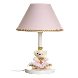 Abajur De Madeira Ursinha Princesa Quarto Bebê Infantil Menina