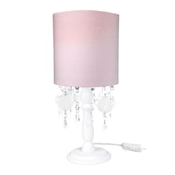 Abajur Madeira Cristais Ursinhas Quarto Bebê Infantil Menina