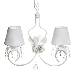 Lustre 2L Imperial Branco Quarto Bebê Infantil Menina Menino
