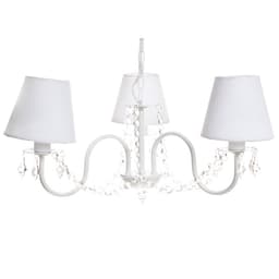 Lustre 3L Corrente Cristais Quarto Bebê Infantil Menina Menino