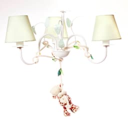Lustre 3L Floresta Girafa Quarto Bebê Infantil Menina Menino