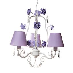 Lustre 3L Garden Lilás Quarto Bebê Infantil Menina