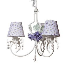 Lustre 3L Imperial Lilás Quarto Bebê Infantil Menina