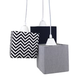 Pendente 3 Quadradinhos Marinho Quarto Bebê Infantil Menino