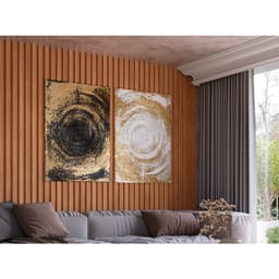 Painel Ripado Decorativo Paris 183x134 Freijó