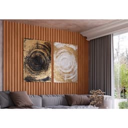 Painel Ripado Decorativo Paris 183x90 Freijó