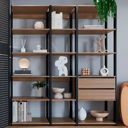 Guarda-Roupa Closet Belga 2 Gavetas Preto e Montana