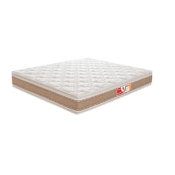 Colchão Casal Tulipa D33 (26x138x188) Branco e Bege