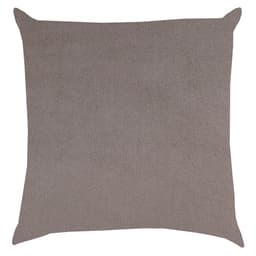 Almofada Quadrada Asteca Veludo Taupe 43x43 cm