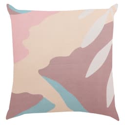 Almofada Quadrada Saturno Bohoscape Rosa e Azul 43x43 cm