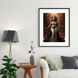 Quadro Arquétipo Cleópatra Negra - 60x48cm