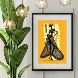 Quadro Arte Candomblé Oxum- 60x48cm