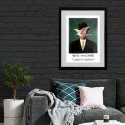 Quadro Arte Rene Magritte - 60x48cm