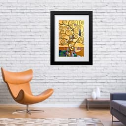 Quadro Árvore Klimt - Stoclet Frieze - 60x48cm