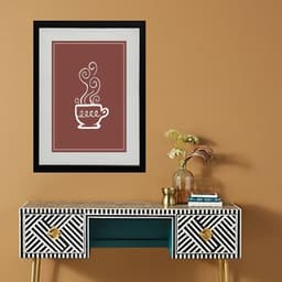 Quadro Cozinha Xícara De Café - 60x48cm