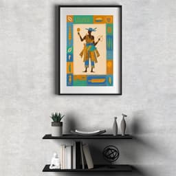 Quadro Decorativo Lagunedé - 60x48cm