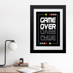 Quadro Decorativo Quarto Gamer - 60x48cm