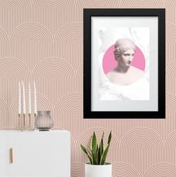 Quadro Extensão Cílios Estátua - 60x48cm