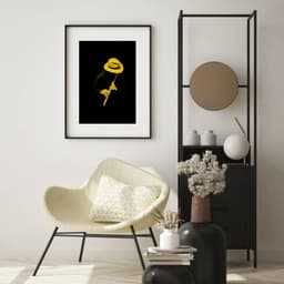 Quadro Foto Minimalista Jazz - 60x48cm