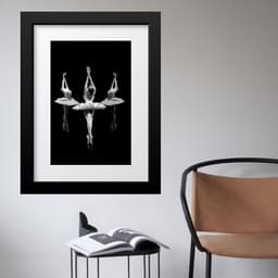 Quadro Fotografia Bailarinas - 60x48cm