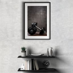 Quadro Fotografia Halteres - 60x48cm