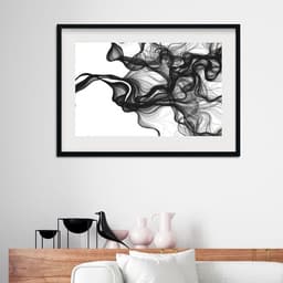 Quadro Horizontal Minimalista Chumbo - 60x48cm