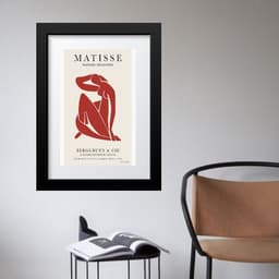 Quadro Matisse Mulher Vermelha - 60x48cm