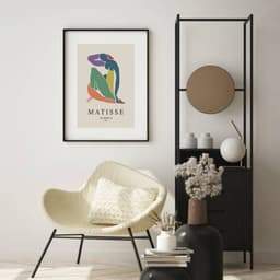 Quadro Matisse Nú Mulher Colorido - 60x48cm