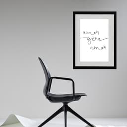 Quadro Minimalista Amor Gera Amor - 60x48cm