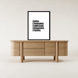 Quadro Motivacional É Possível - 60x48cm