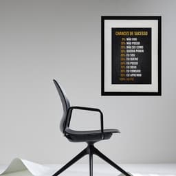 Quadro Motivacional Chances Sucesso - 60x48cm