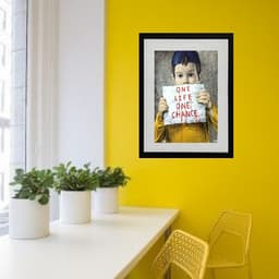 Quadro One Life One Chance - 60x48cm