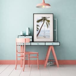 Quadro Praia Balanço Coqueiro - 60x48cm