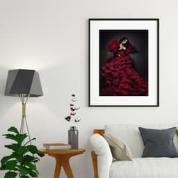 Quadro Umbanda Pomba Gira Sete Saias - 60x48cm