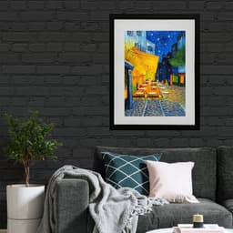 Quadro Van Gogh Terrace At Night - 60x48cm