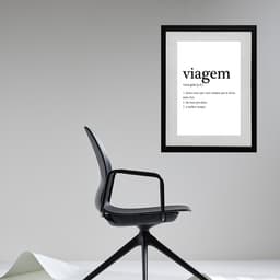 Quadro Viagem Definição - 60x48cm