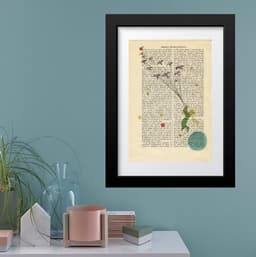 Quadro Vintage Pequeno Principe - 60x48cm