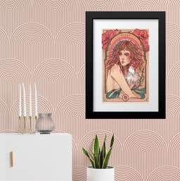 Quadro Vintage Signo Virgem - 60x48cm
